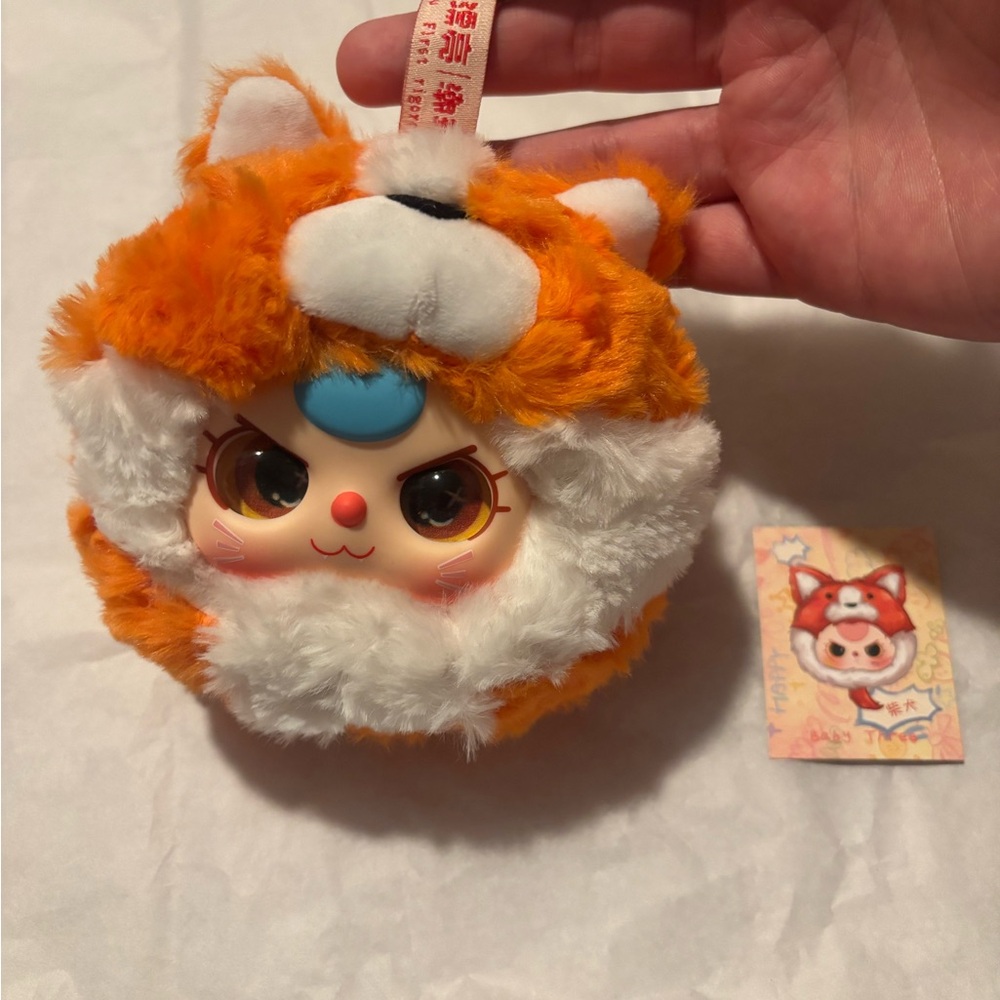 Baby Three ‘Storage Pouch’ Series Orange Fox Zipper Pouch Pendant NEW Confirmed